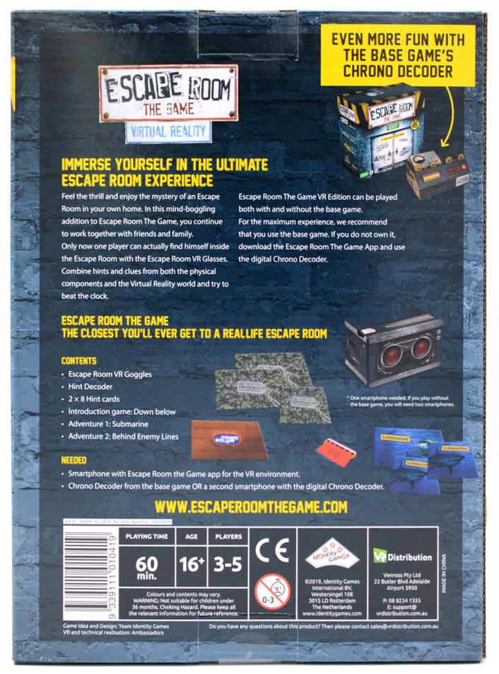 Escape Room the Game : Virtual Reality VR